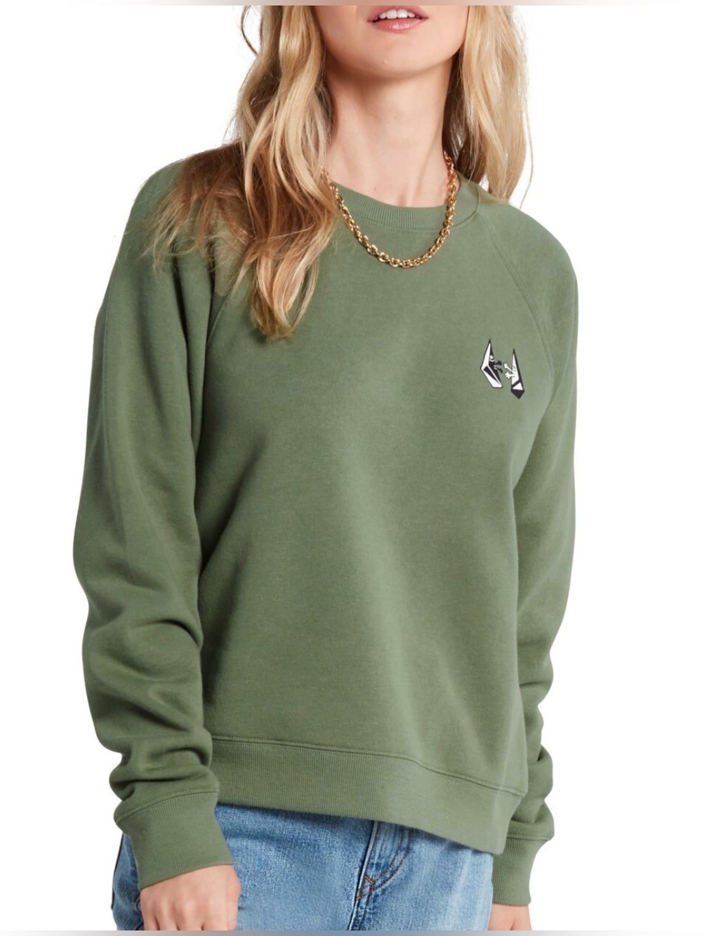 Volcom Women's Truly Stokin Crew Neck Sweatshirt